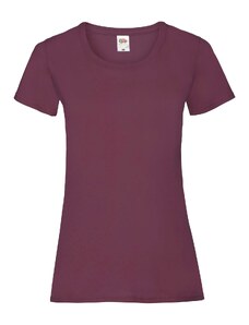 Valueweight Fruit of the Loom Burgundy T-shirt