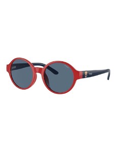 Παιδικά γυαλιά ηλίου Polo Ralph Lauren χρώμα: κόκκινο, 0PP9508U