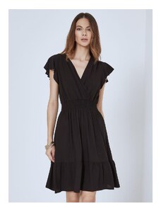 Celestino Κρουαζέ mini φόρεμα με βολάν μαυρο για Γυναίκα