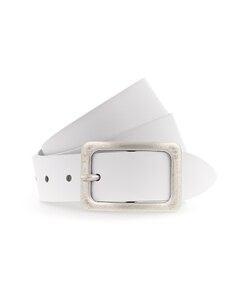 VANZETTI Ζώνη ασημί / λευκό