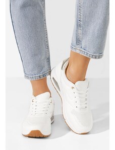Zapatos Sneakers με πλατφόρμα Amilia V2 λευκά