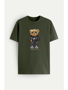 UnitedKind Real Goat Teddy, T-Shirt σε χακί χρώμα