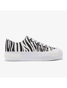 Sneaker D.Franklin One Way Low Zebra Edition DFSH389009-ZEBR Ασπρόμαυρο