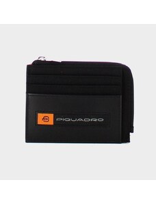 Piquadro Δερμάτινη Καρτοθήκη Piquardo PP4822BIO Μαύρο
