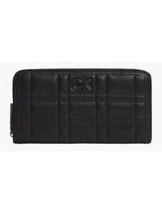 Μεγάλο Πορτοφόλι Calvin Klein Re-Lock Quilt K60K609912-BAX Μαύρο