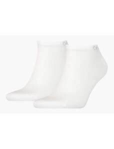 Μονόχρωμες Κάλτσες Calvin Klein 2 Ζεύγη 701218707-002 Άσπρο