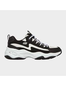 Sneaker Skechers D'Lites 4.0 Fancy Spirit 149491-BKW Άσπρο Μαύρο