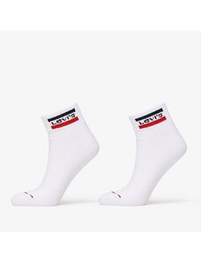 Κάλτσες Levi's Mid Cut 2 Ζεύγη 37157-0773 Άσπρο