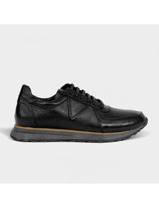 Δερμάτινο Sneaker Bravelli 10251 Μαύρο