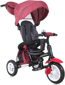 Τρίκυκλο Παιδικό Ποδηλατάκι Air Wheels Moovo Lorelli Red & Black Luxe 10050460018