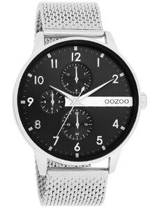 OOZOO Timepieces - C11301, Silver case with Stainless Steel Bracelet