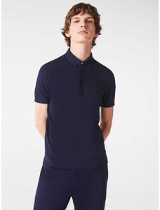 Lacoste Polo μπλούζα κανονική γραμμή μπλε σκούρο βαμβακερό