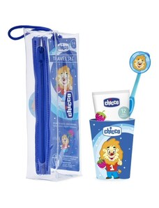 Παιδικό Σετ Ταξιδιού Oral Hygiene Travel Kit Chicco Blue 121229