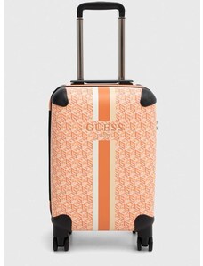 Βαλίτσα Guess χρώμα: πορτοκαλί