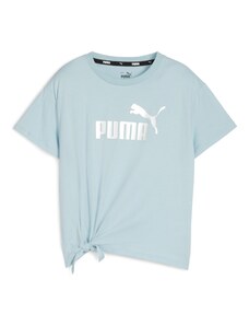 PUMA Μπλουζάκι 'Essentials+' μπλε παστέλ / ασημί