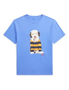 Polo Ralph Lauren Μπλουζάκι 'DOGTEEM1' μπλε / κίτρινο / μαύρο / λευκό
