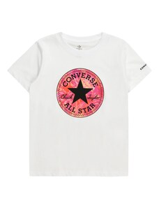 CONVERSE Μπλουζάκι αστακί / ροζ / μαύρο / λευκό