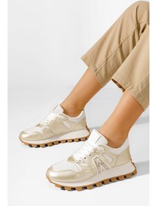 Zapatos Sneakers με πλατφόρμα Evalina χρυσο