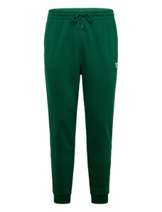 Reebok Παντελόνι φόρμας 'IDENTITY' σκούρο πράσινο / λευκό