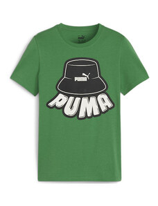 Puma T-SHIRT GRAPHIC TEE ARCHIVE GREEN 679720-86