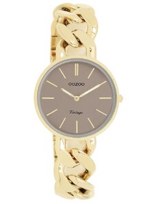 OOZOO Vintage - C20358, Gold case with Stainless Steel Bracelet