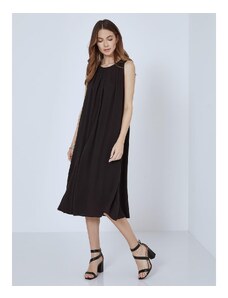 Celestino Midi φόρεμα με πιέτες μαυρο για Γυναίκα