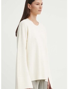 Μάλλινο πουλόβερ AERON PRIAM γυναικείο, χρώμα: μπεζ, AW24RSPU246486