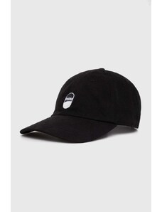 Βαμβακερό καπέλο του μπέιζμπολ Puma Downtown Low Curve Cap χρώμα: μαύρο, 025312