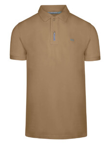 Prince Oliver Brand New Polo Double Pique Camel 100% Cotton (Regular Fit)