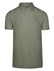 Prince Oliver Brand New Polo Double Pique Χακί 100% Cotton (Regular Fit)