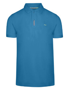 Prince Oliver Brand New Polo Double Pique Ocean Blue 100% Cotton (Regular Fit)
