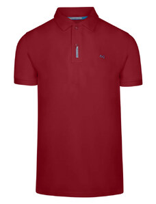 Prince Oliver Brand New Polo Double Pique Κόκκινο 100% Cotton (Regular Fit)