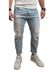 Cover Jeans Cover - Monaco - Q4794-28 - Blue Denim - 3D Loose Fit - Παντελόνι Jean