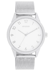 OOZOO Timepieces - C11320, Silver case with Stainless Steel Bracelet