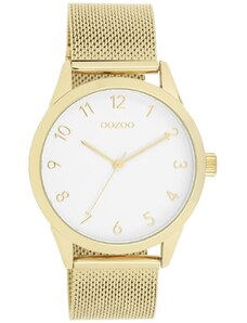 OOZOO Timepieces - C11322, Gold case with Stainless Steel Bracelet