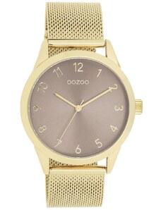 OOZOO Timepieces - C11323, Gold case with Stainless Steel Bracelet