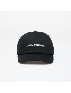 OBEY Clothing Cap OBEY Studios Strap Back Hat Black