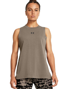 UNDER ARMOUR OFF CAMPUS MUSCLE TANK 1383659-200 Μπέζ
