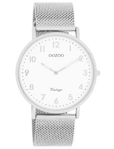 OOZOO Vintage - C20340, Silver case with Stainless Steel Bracelet