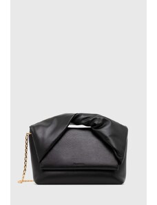 Δερμάτινη τσάντα JW Anderson Large Twister Bag χρώμα: μαύρο, HB0538.LA0315.999