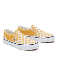 Παιδικά πάνινα παπούτσια Vans UY Classic Slip-On χρώμα: κίτρινο