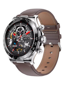 Smartwatch Microwear X12 - Brown Leather