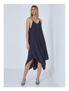 Celestino Ασύμμετρο μονόχρωμο φόρεμα σκουρο μπλε για Γυναίκα