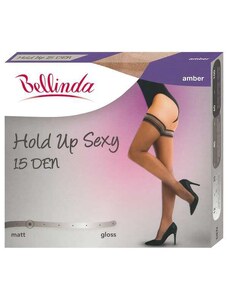 Bellinda HOLD UP SEXY DAY 15 - Self-holding stockings - amber