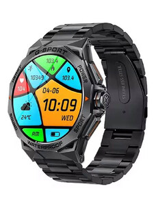 Smartwatch Microwear K62 - Black Steel