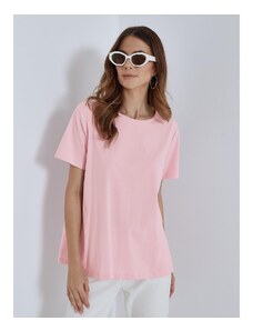 Celestino Μονόχρωμο oversized τ-shirt ροζ για Γυναίκα