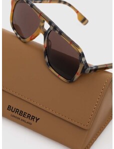 Παιδικά γυαλιά ηλίου Burberry χρώμα: μπεζ, 0JB4340