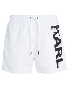 KARL LAGERFELD M Μαγιο Karl Logo Short Boardshorts 230M2202 100 white