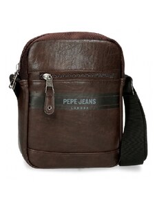 Pepe Jeans Ανδρική Τσάντα Ώμου Horley 7815432 Καφέ