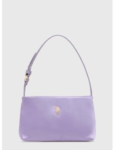 Τσάντα U.S. Polo Assn. χρώμα: μοβ